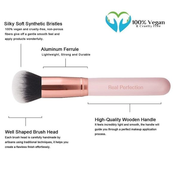 Real Perfection Makeup Brushes 16pcs Makeup Brushes Set - Picture 3 of 9